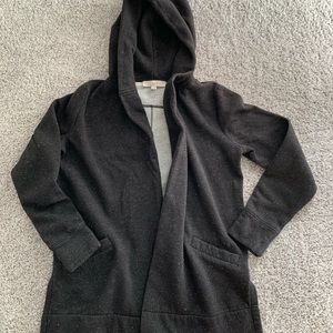 Loft Hooded Open Cardigan Sz S